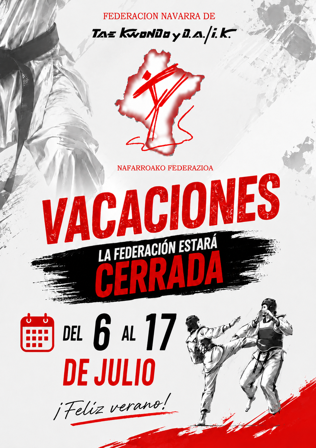 CERRADO POR VACACIONES